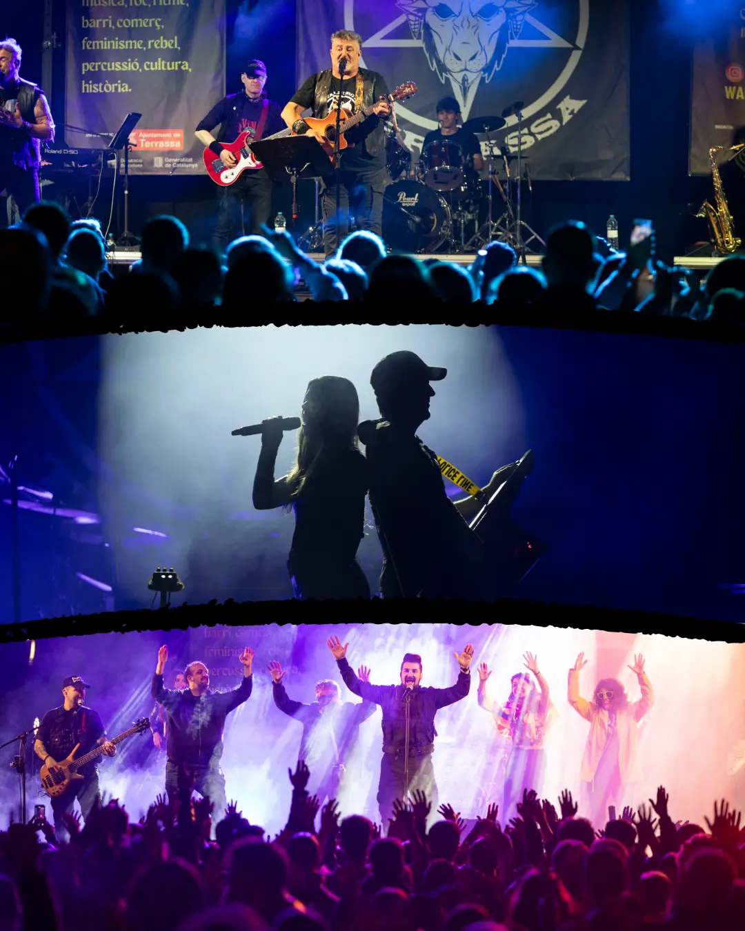 Collage conciertos
